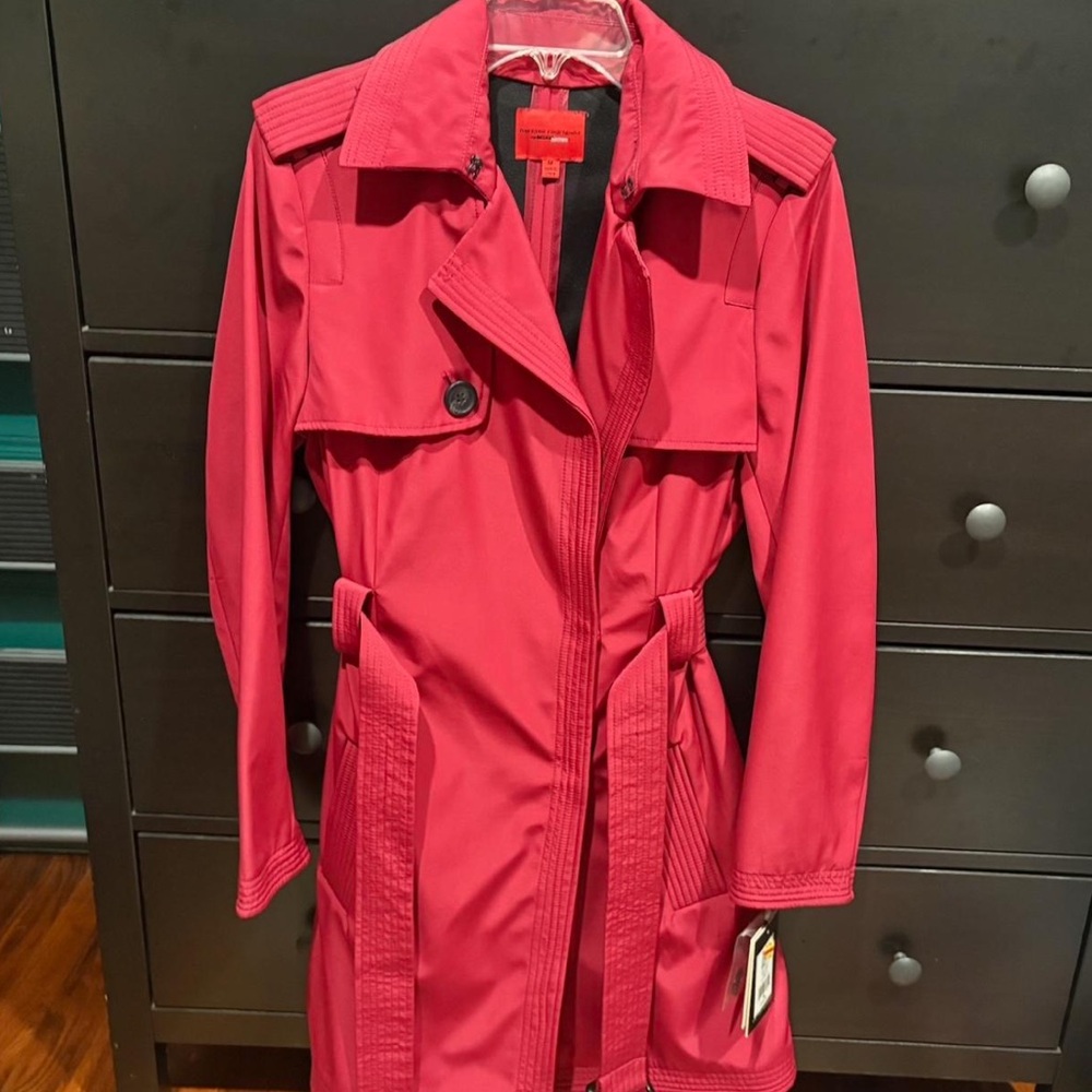 Narciso Rodriguez Women's Red Trench Coat